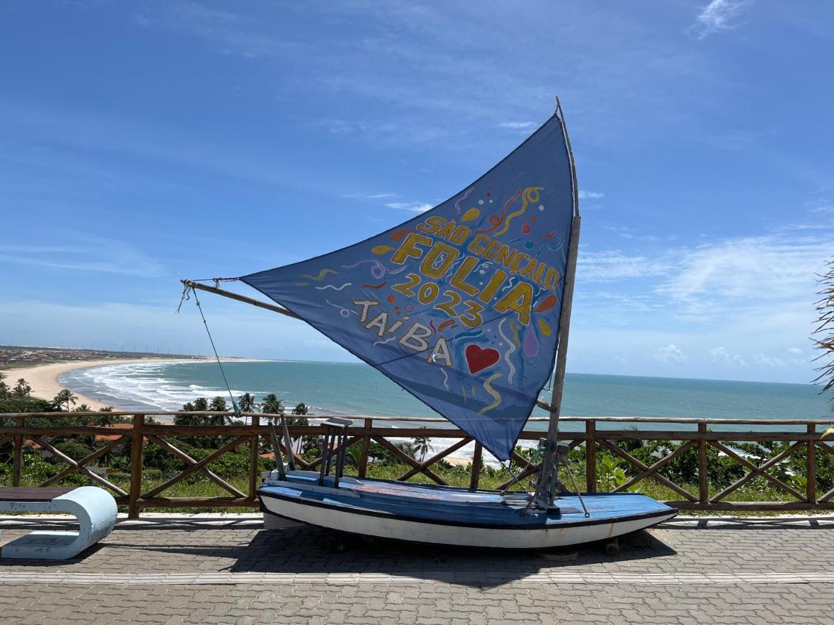 Flat Praia Da Taiba - Com Vista Mar المظهر الخارجي الصورة